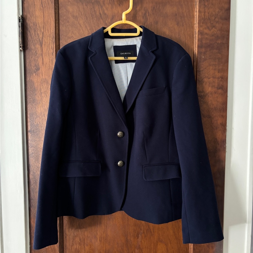 Talbots Classic Navy Blazer